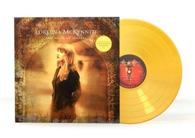 Loreena McKennitt The Book of Secrets 1LP Transparent Yellow Vinyl 2023 Quinlan
