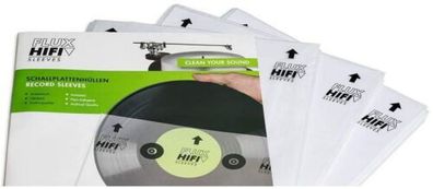 FLUX-HiFi Record Sleeves Schallplattenhüllen LP Innenhüllen 12 Stück