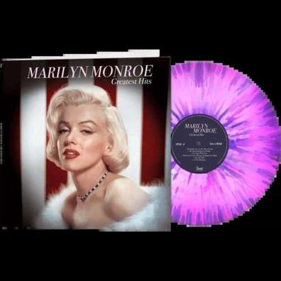 Marilyn Monroe Greatest Hits 1LP Pink Purple Splatter Vinyl 2023 Stardust Record
