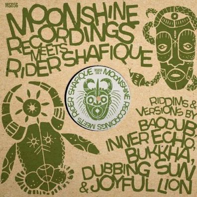 Moonshine Recordings Meets Rider Shafique 12" Vinyl EP 2020 Moonshine Rec MS056