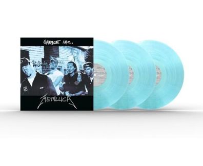Metallica Garage Inc. 3LP Fade To Blue Vinyl 2024 Blackened
