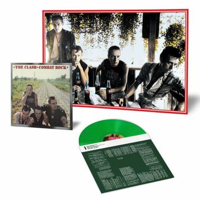 The Clash Combat Rock LTD 180g 1LP Indie Store Green Vinyl 2022 Sony
