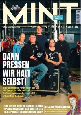 Mint Magazin No.54 08/22 Presswerk David Bowie Glitterhouse Counterfeits