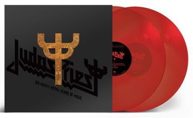 Judas Priest 50 Heavy Metal Years Of Music 180g 2LP Red Vinyl Gatefold 2021 Sony
