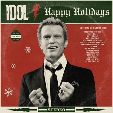 Billy Idol Happy Holidays 1LP Vinyl Gatefold 2021 Dark Horse Records