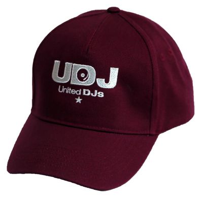 United DJs Baseball Cap Burgunder UDJ13 One Size