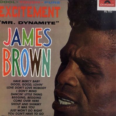James Brown Excitement Mr. Dynamite 1LP Black Vinyl Polydor PD780