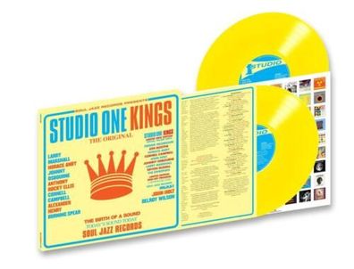 Soul Jazz Records presents Studio One Kings LTD 2LP Yellow Vinyl 2023 SJRLP156C