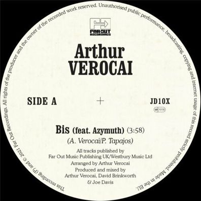 Arthur Verocai Feat. Azymuth Bis / Bis Instrumental (RSD 2021)