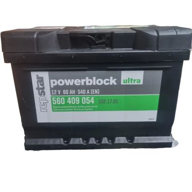 Repstar Starterbatterie Powerblock 12Volt 60AH