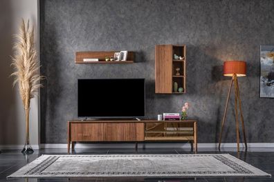 tv Ständer Wohnzimmer rtv Lowboard Sideboard Kommode Wohnwand Modern Holz Neu