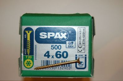 ABC Spax Spanplattenschrauben 4x40 bis 4x70, DAS Original, gelb verzinkt, Torx