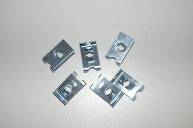 Blechmuttern / Schnappmuttern für Schrauben 4,2mm bis 6,3mm, 10-100 Stück, vz.