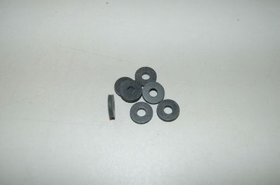 Unterlegscheiben Gummi M5 bis M12, ähnlich DIN 125 A, Gummi, schwarz, 10 St.