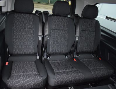 Mercedes 3er Sitzbank Sitze Vito V klasse 2 + 1 comfort Sitz verstellbare Lehne