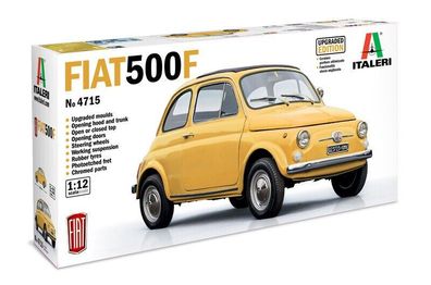 Italeri Fiat 500 F Bambino 510004715 Maßstab 1:12 Nr. 4715 Bausatz