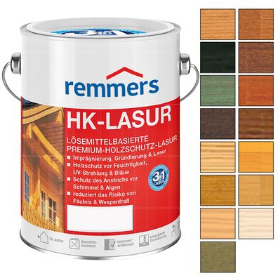 Remmers HK-Lasur Dünnschichtlasur Holzschutz-Lasur 2.5L Farbwahl