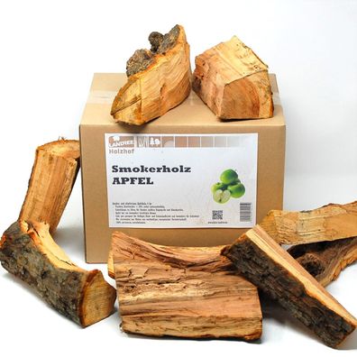 Landree® BBQ Smokerholz Smoker Holz Apfel 4kg