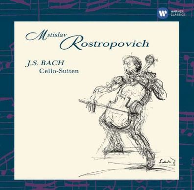 Johann Sebastian Bach (1685-1750): Cellosuiten BWV 1007-1012 - Warner Cla 2564624199