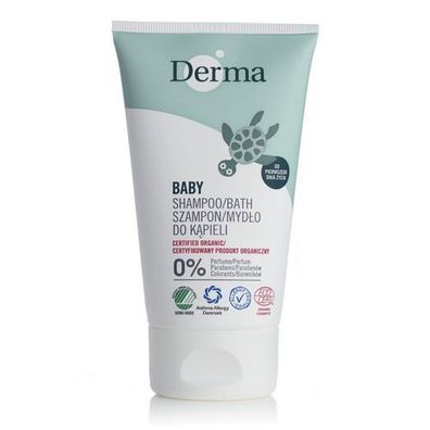 Derma Eco Baby Shampoo & Badeseife, 150ml - Sanfte Reinigung