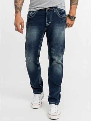 Rock Creek Herren Jeans Comfort Fit Blau RC-2056