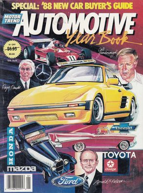Motor Trend Automotive Year Book 1988, Neuheiten, Rallye, Indy, Formel 1