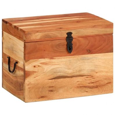 Aufbewahrungsbox 39x28x31 cm Massivholz Akazie (Farbe: Braun)