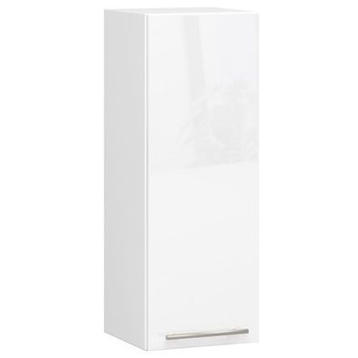 Küchenschrank AKORD OLIWIA W30 Weiß 30 cm Front Weiß Hochglanz B30 x H72 x T30 cm