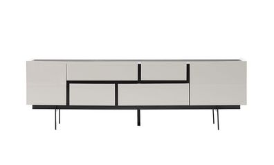Luxus rtv Lowboard tv Ständer Sideboard Wohnzimmer Holz Weiß Modern