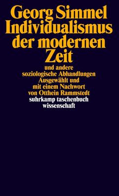 Individualismus der modernen Zeit, Georg Simmel