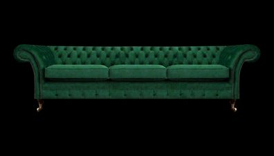 Polstermöbel Luxus Sofa Dreisitze Couch Chesterfield Wohnzimmer Textil