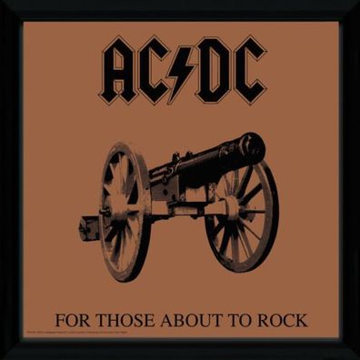 GB Eye Rahmen Album Artwork AC/ DC For Those About To Rock / Kein Vinyl