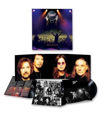 Black Sabbath Reunion 3LP Black Vinyl Triple Gatefold Sleeve 2023 Sony