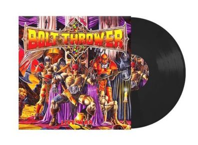 Bolt Thrower Live War 1LP BLACK Vinyl 2023 Earache MOSH555LPOD