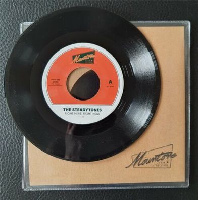 The Steadytones Right Here Right Now I'm Crying 7" Vinyl 2022 Mountone mtone002