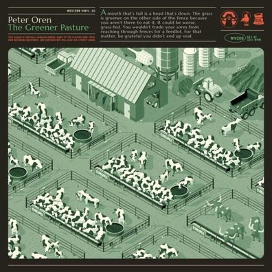 Peter Oren The Greener Pasture 1LP Grass Is Greener Vinyl 2020 Western Vinyl