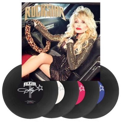 Dolly Parton Rockstar LTD 4LP Black Vinyl Box 2023 Butterfly Records