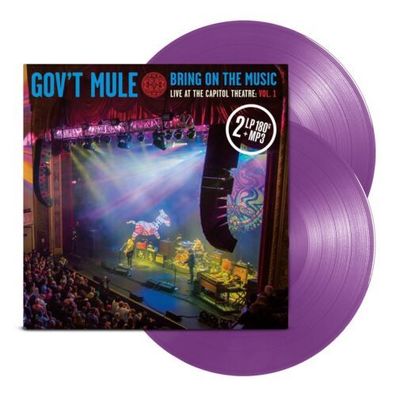 Gov't Mule Bring On The Music Live Vol.1 LTD 180g 2LP Purple Vinyl Gatefold