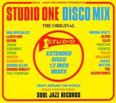 Soul Jazz Records Presents Studio One Disco Mix 2LP Black Vinyl 2024 SJRLP103