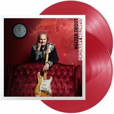 Walter Trout Ordinary Madness 180g 2LP Red Vinyl Gatefold 2020 Mascot Records