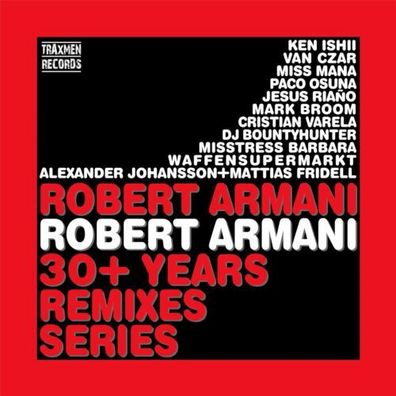 Robert Armani 30+ Years Remixes Series 2LP Vinyl 2023 Traxmen TXRA30YRS