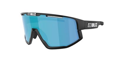 BLIZ Sonnenbrille Fusion matt black smoke&blue mirror