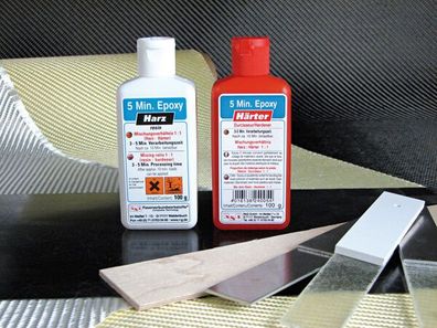 R&G 200g 5-Minuten-Epoxy 100g Epoxidharz 100g Epoxidhärter (69,5€/1kg)