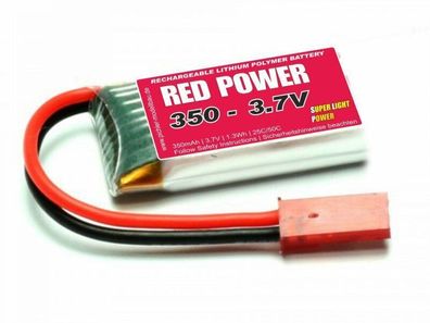 LiPo Akku RED POWER SLP 350 - 3,7V Artikelnummer: C9718 Kategorie: 1S (3.7V)
