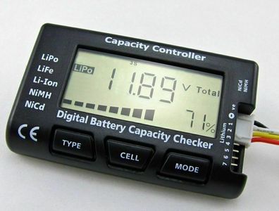 LiPo Checker Capacity Controller (Kapazitätsmeßgerät) Prüfgerät von MB