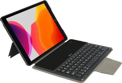 Gecko Schutzhülle passend für iPad 10,2 Tastatur Cover QWERTY Case Cover schwarz