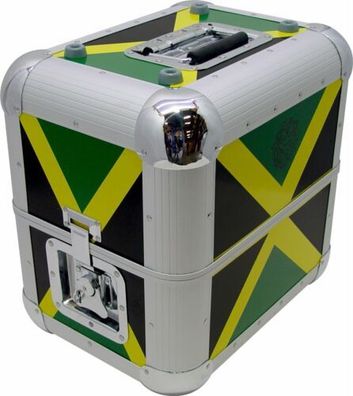 Zomo MP-80 XT Jamaica Flag Recordcase LP-Case DJ Vinyl Case 50/50 Teilung