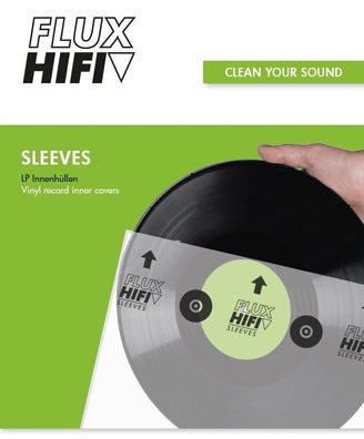 FLUX HiFi Record Sleeves Schallplattenhüllen LP Innenhüllen 50 Stück