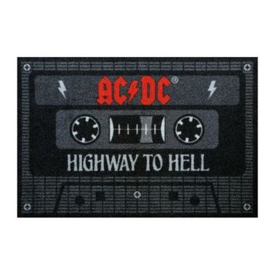 Fussmatte / Teppich AC/ DC Tape Highway To Hell 40 x 60 cm 100970 (Gr. 40 x 60 cm)
