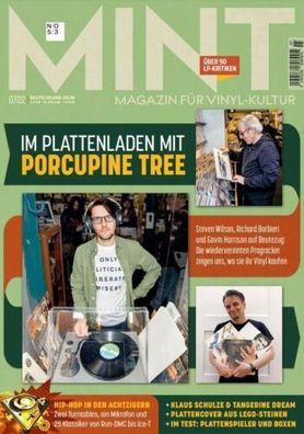 Mint Magazin No.53 (07/22) Porcupine Tree HipHop-Special Michael Jackson LEGO